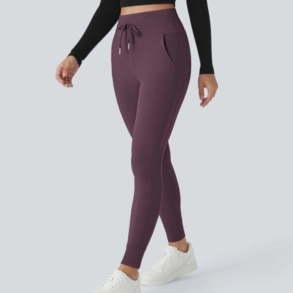 HALARA Softlyzero Drawstring Jogger Pants Dusky Evening Purple Large Tall NWT - Picture 3 of 6